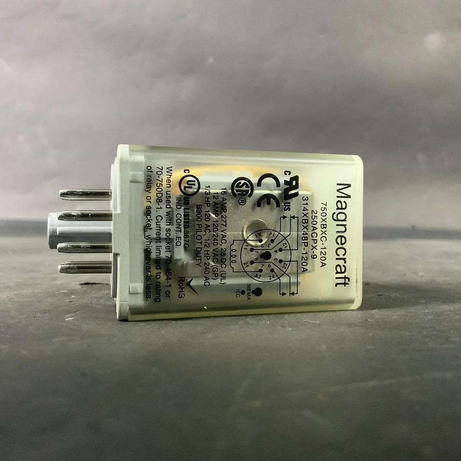Used MAGNECRAFT 750XBXC-120A INTERFACE RELAY ($20 OBO)