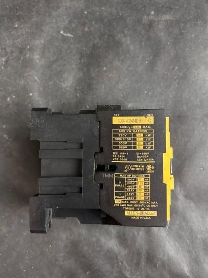 Used ALLEN BRADLEY 100-A24ND3 CONTACTOR ($20 OBO)