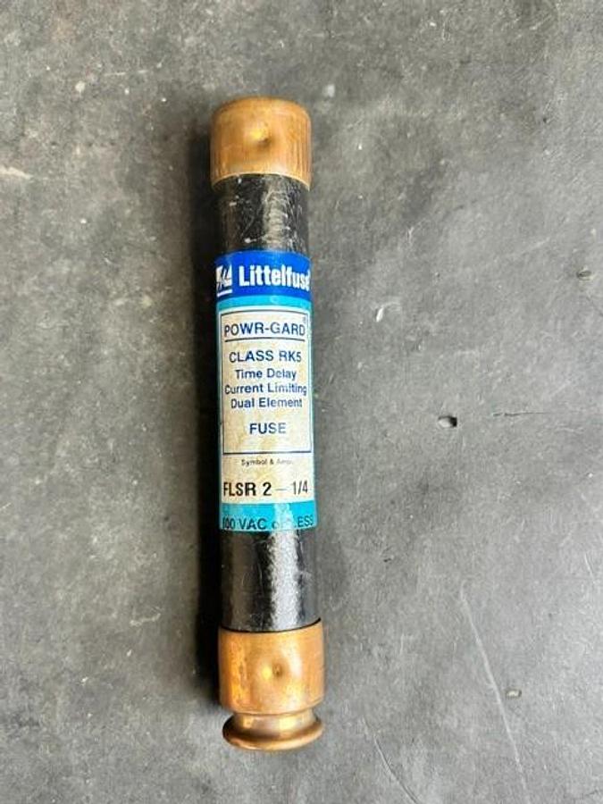 Used LITTELFUSE FLSR-2-1/4 POWR-GARD FUSE