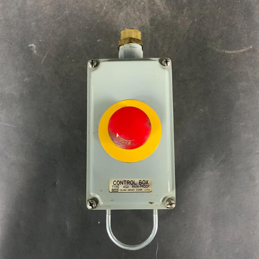 Used IZUMI TYPE AGA CONTROL BOX W/ RESET PUSHBUTTON ($25 OBO)
