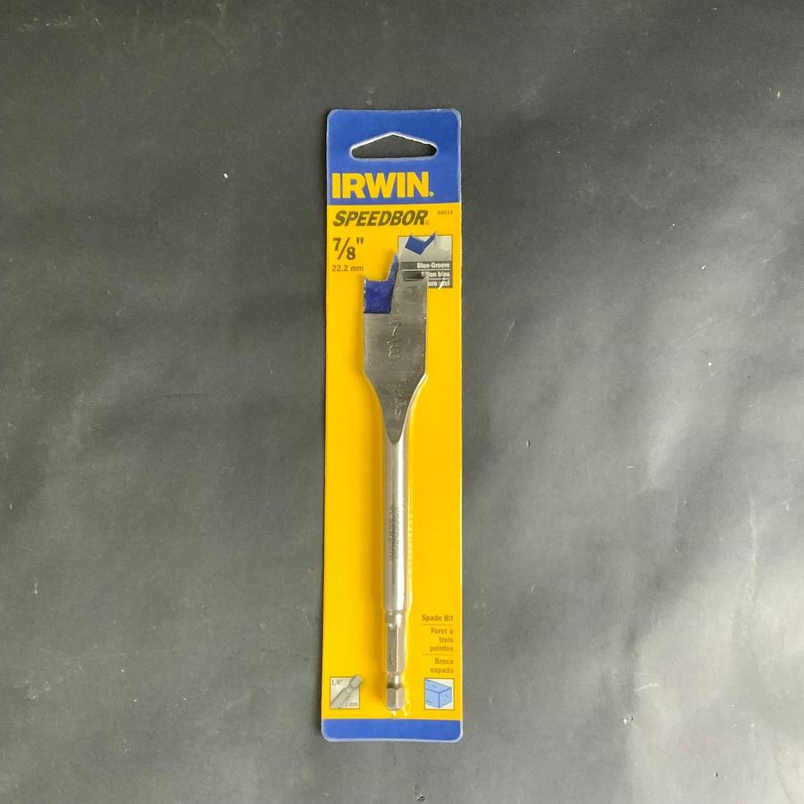 IRWIN 88814 SPEEDBOR 7/8” SPADE BIT ($4 OBO)