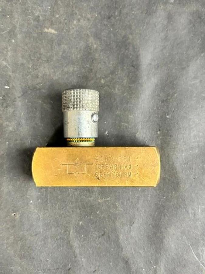 Used PARKER F400B HYDRAULIC VALVE 138BAR