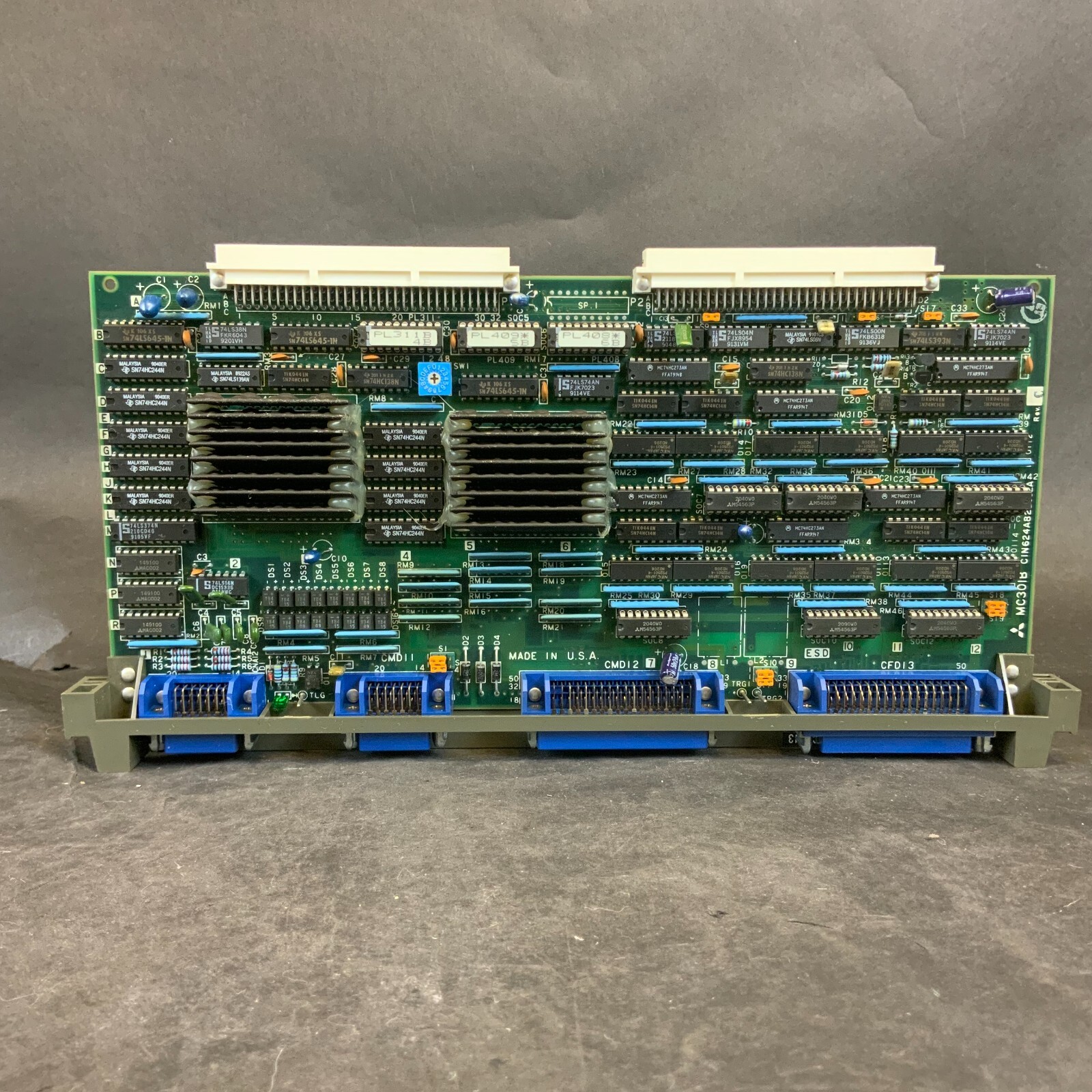 Used MITSUBISHI MC301B CIN624A822G52A REV.C MELDAS CONTROL BOARD ($30 OBO)