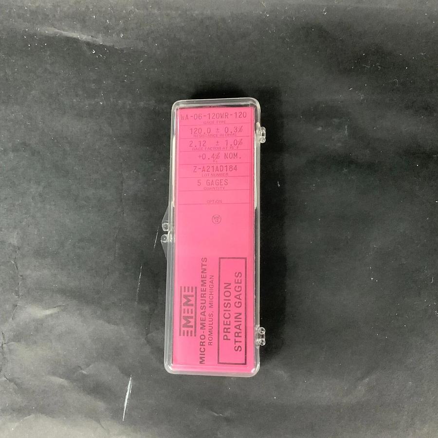 MICRO-MEASUREMENTS WA-06-120WR-120 PRECISION STRAIN GAUGE - BOX OF 5 ($25 OBO)
