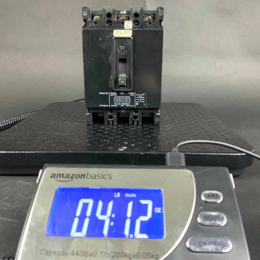 Used WESTINGHOUSE FB3030L CIRCUIT BREAKER ($12.50 OBO)