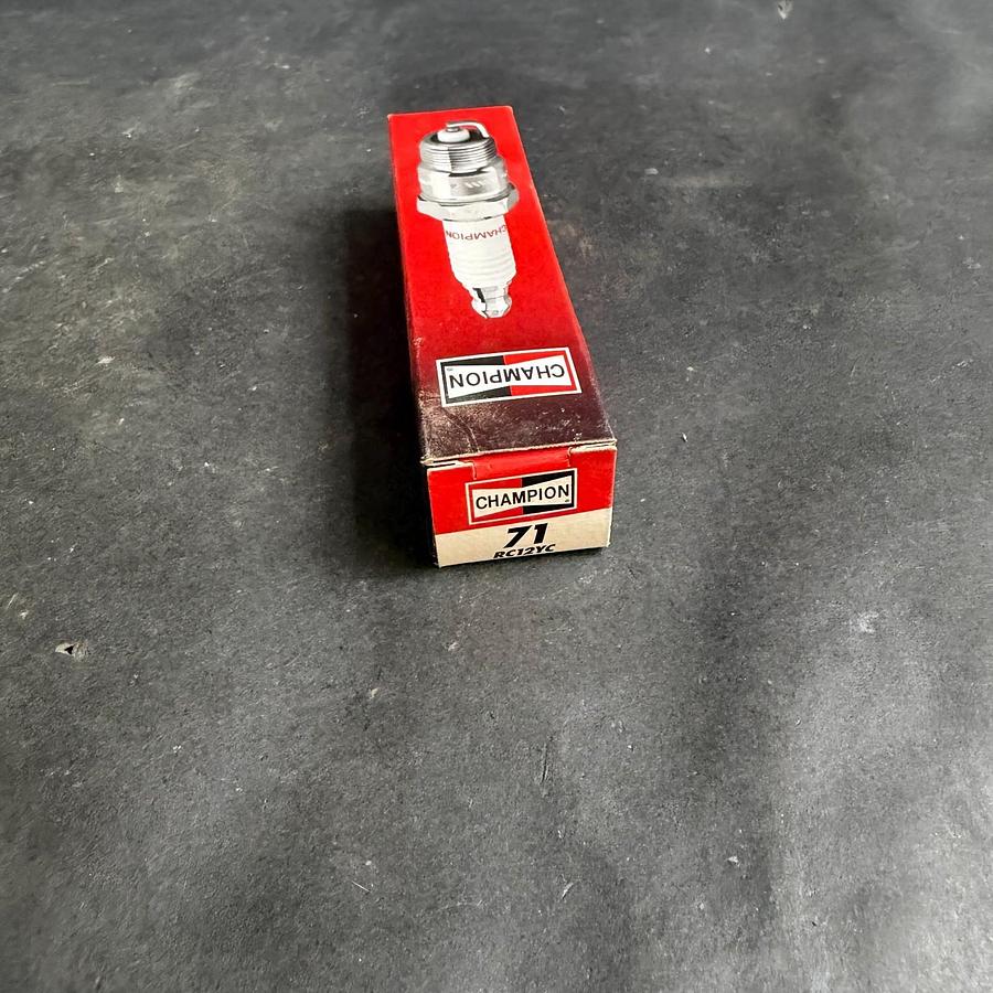 CHAMPION 71 RC12YC SPARK PLUG ($7 OBO)