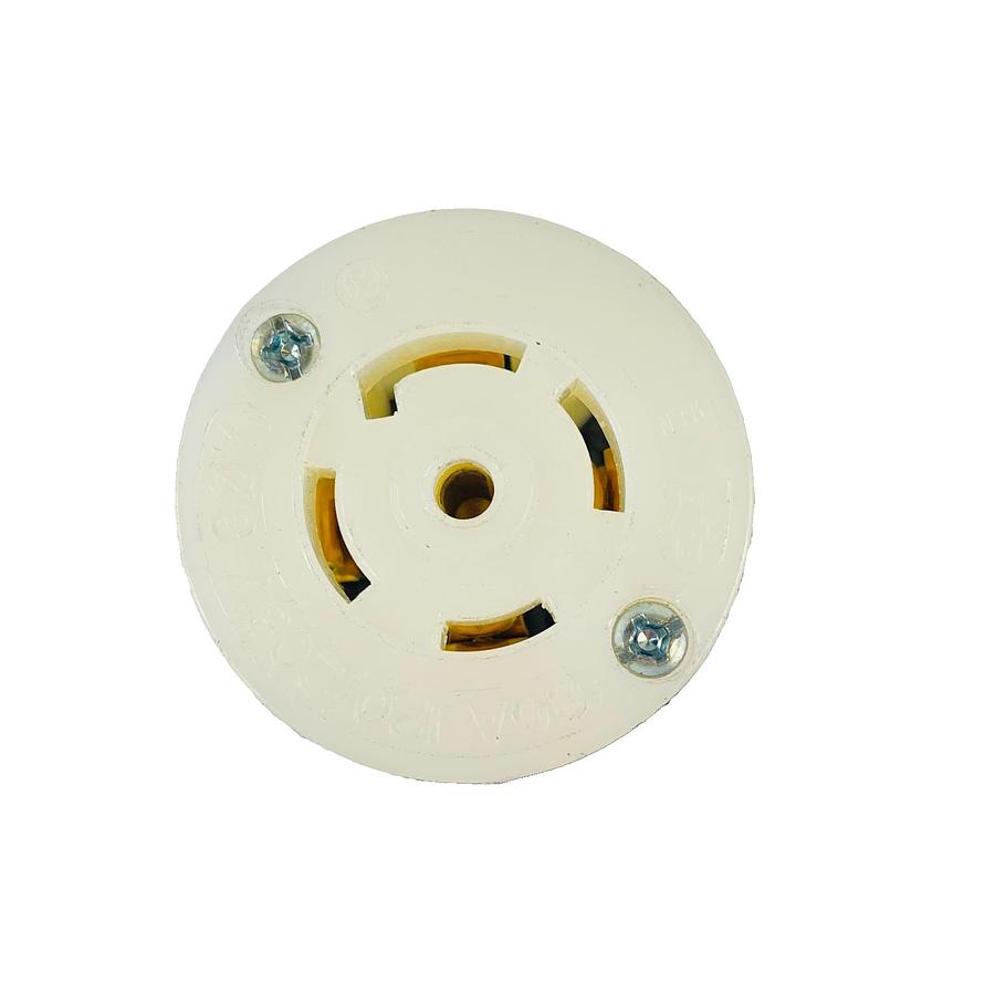 Used HUBBELL HBL2813 TWIST LOCK FEMALE CONNECTOR 30A 120/208V REFURBISHED