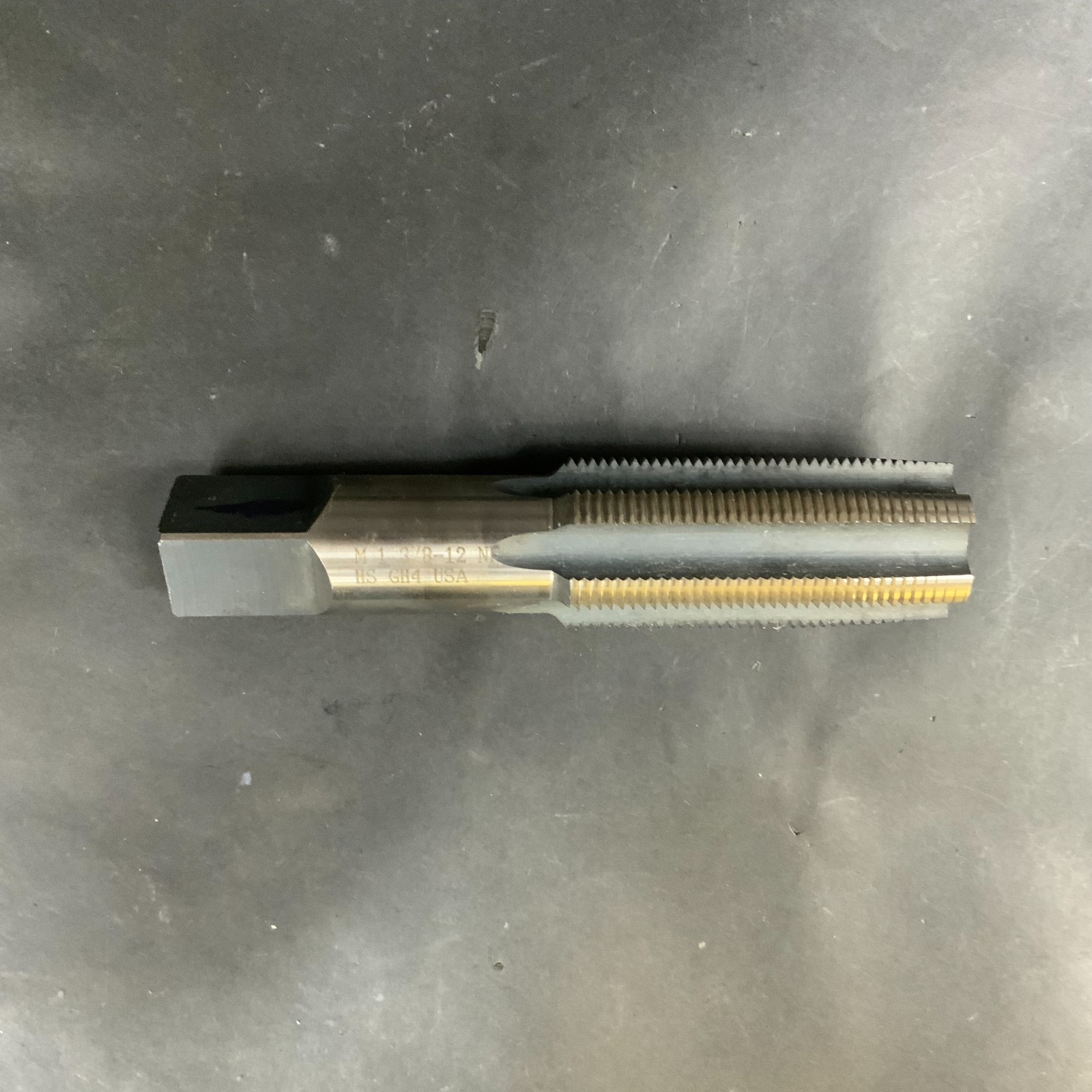 Used Unbranded 1-3/8”-12 NF HSS GH4 6-FLUTE PLUG TAP ($29 OBO)