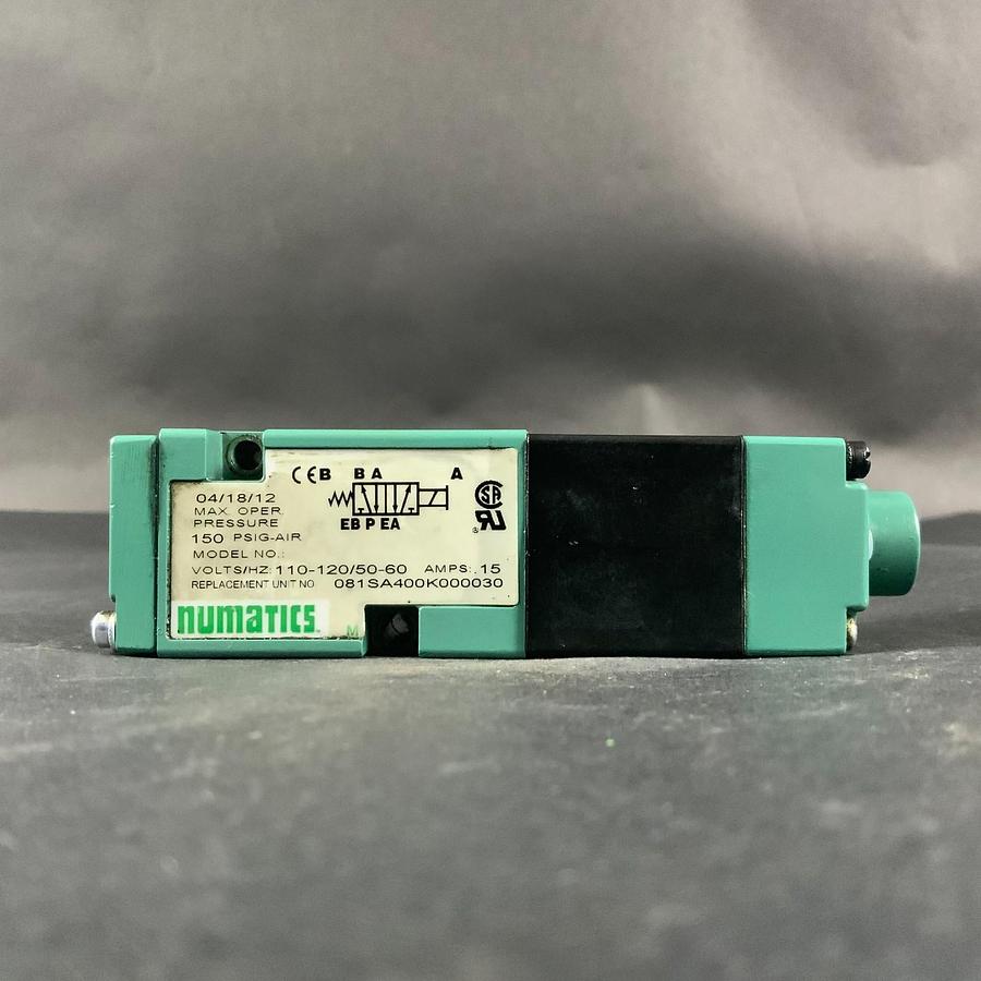 Used NUMATICS 228-703B / 081SA400K000030 SOLENOID VALVE ($20 OBO)
