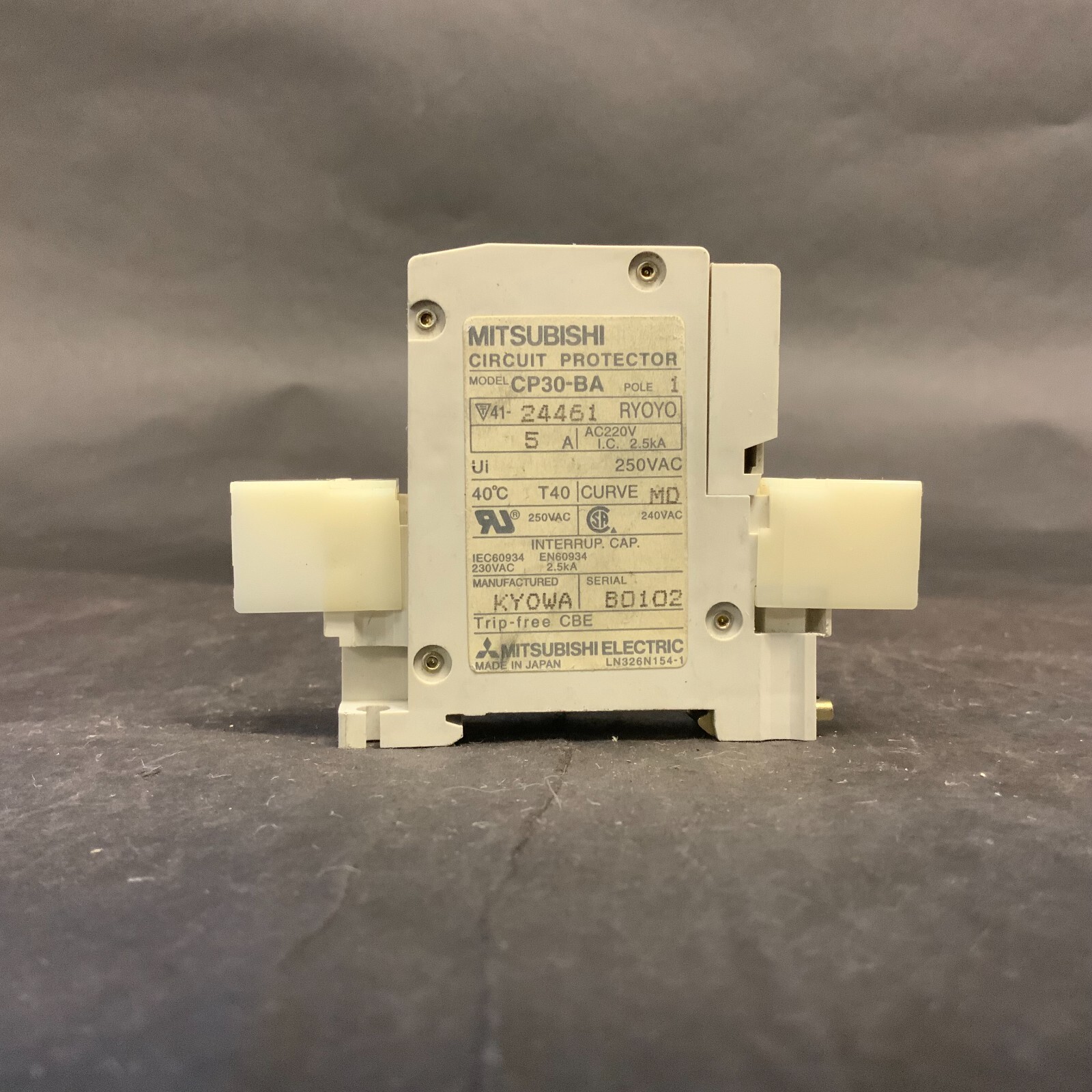 Used MITSUBISHI CP30-BA 1P-5A CIRCUIT PROTECTOR ($7 OBO)