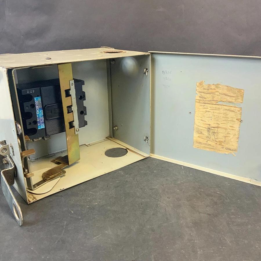 Used GOULD ITE U1C 4100 CIRCUIT BREAKER PLUG ENCLOSURE 100A ($150 OBO)