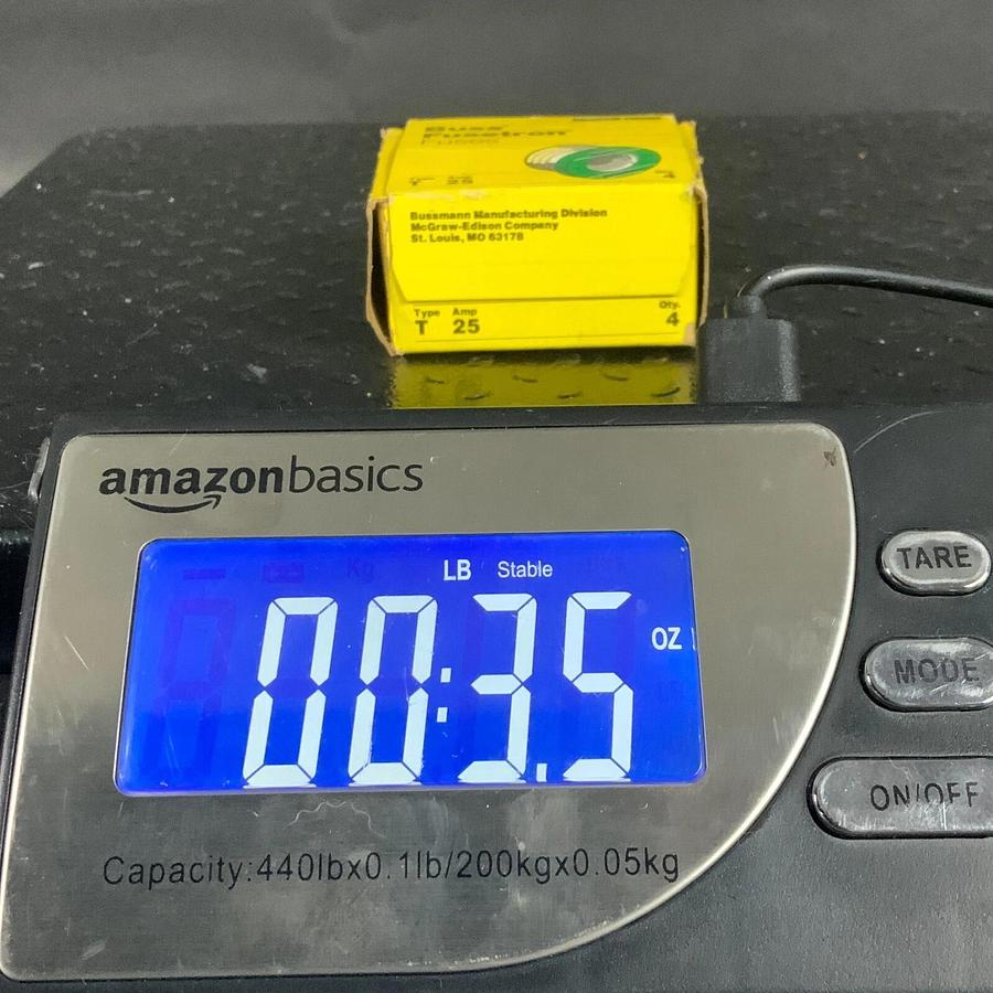 BUSSMANN FUSETRON CARTRIDGE FUSE - BOX OF 4 ($10 OBO)