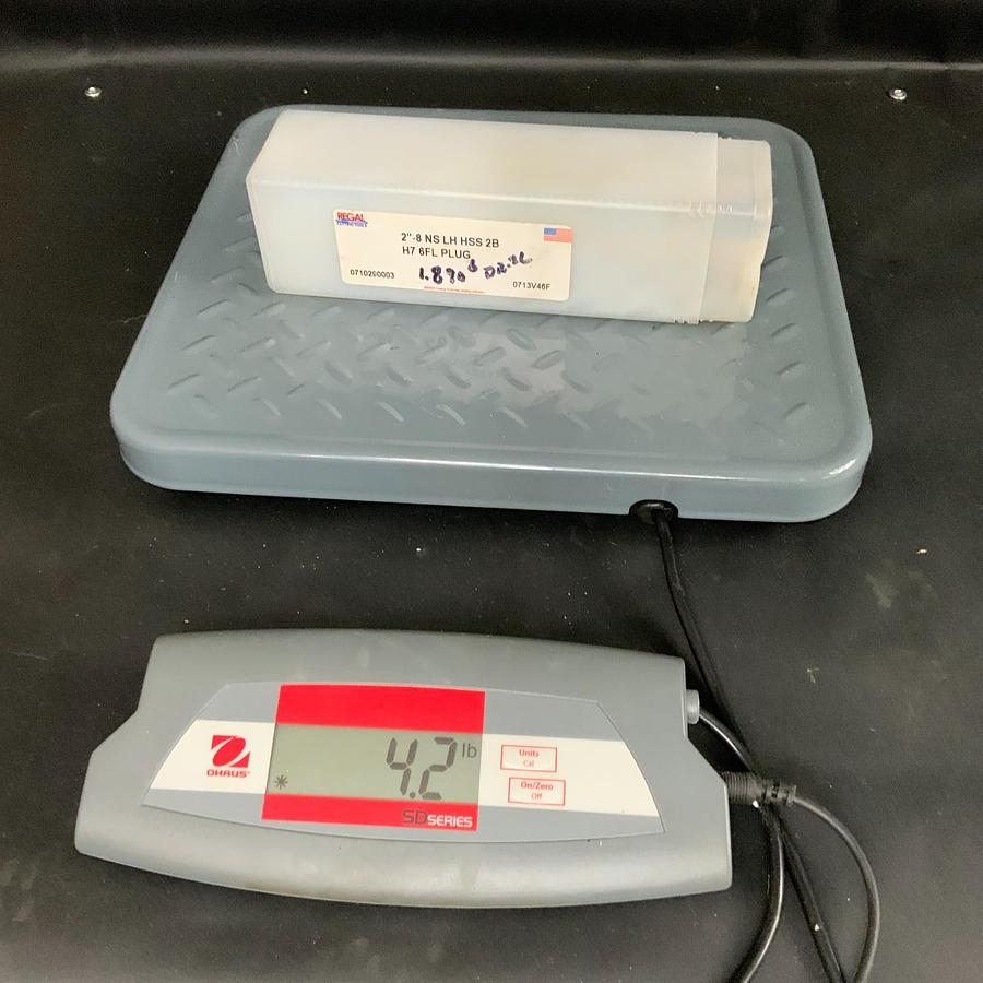REGAL 0710290003 0713V46A 2”-8 NS 2B HSS H7 6-FLUTE LEFT HAND PLUG ($100 OBO)