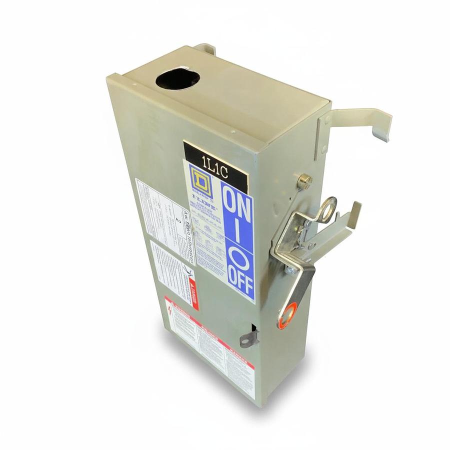 Used SQUARE D I-LINE PQ4610G FUSIBLE BUSWAY PLUG-IN UNIT OEM INDUSTRIAL SWITCHGEAR