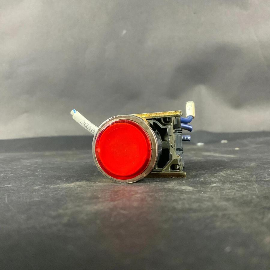 Used TELEMECANIQUE ZBE-101 RED ILLUMINATED BUTTON ($12 OBO)