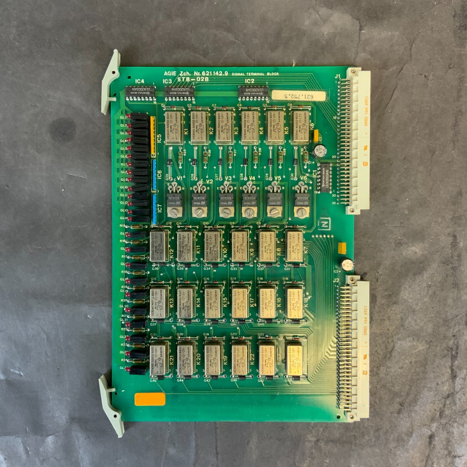 Used AGIE 621.752.5 621142.9 STB-02B SIGNAL TERMINAL BLOCK ($50 OBO)