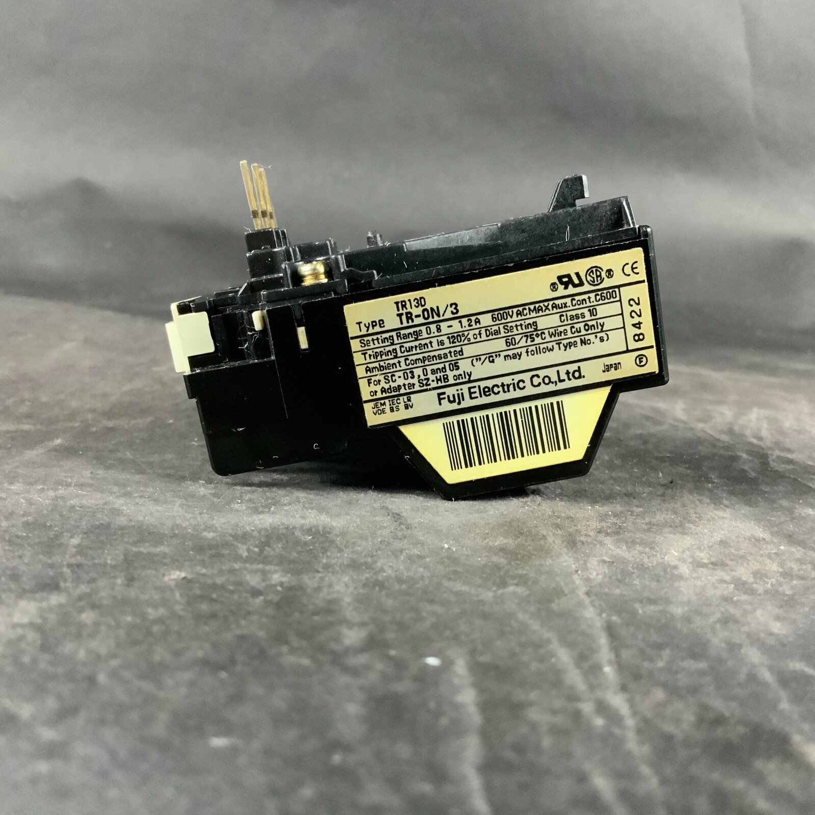 Used FUJI TR-0N/3 0.8-1.2A OVERLOAD RELAY ($20 OBO)