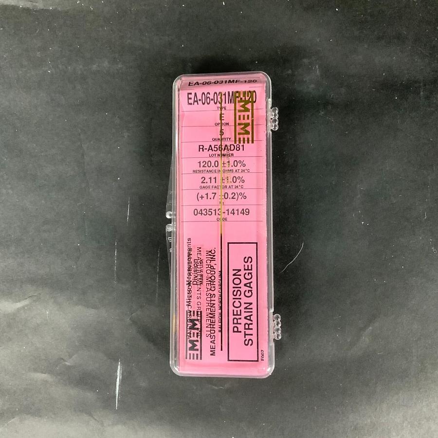 Used MICRO-MEASUREMENTS EA-06-031MF-120 PRECISION STRAIN GAUGE - 1 UNIT ($5 OBO)