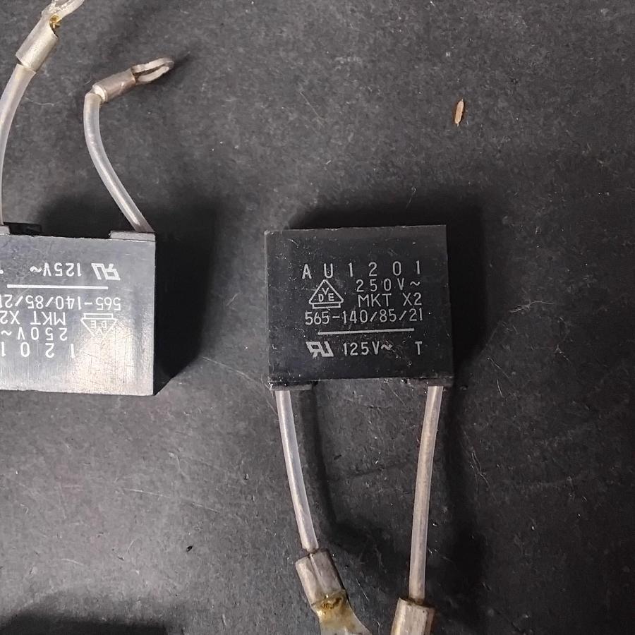 Used OKAYA AU1201 SAFETY CAPACITORS - GROUP OF 12 ($25 OBO)