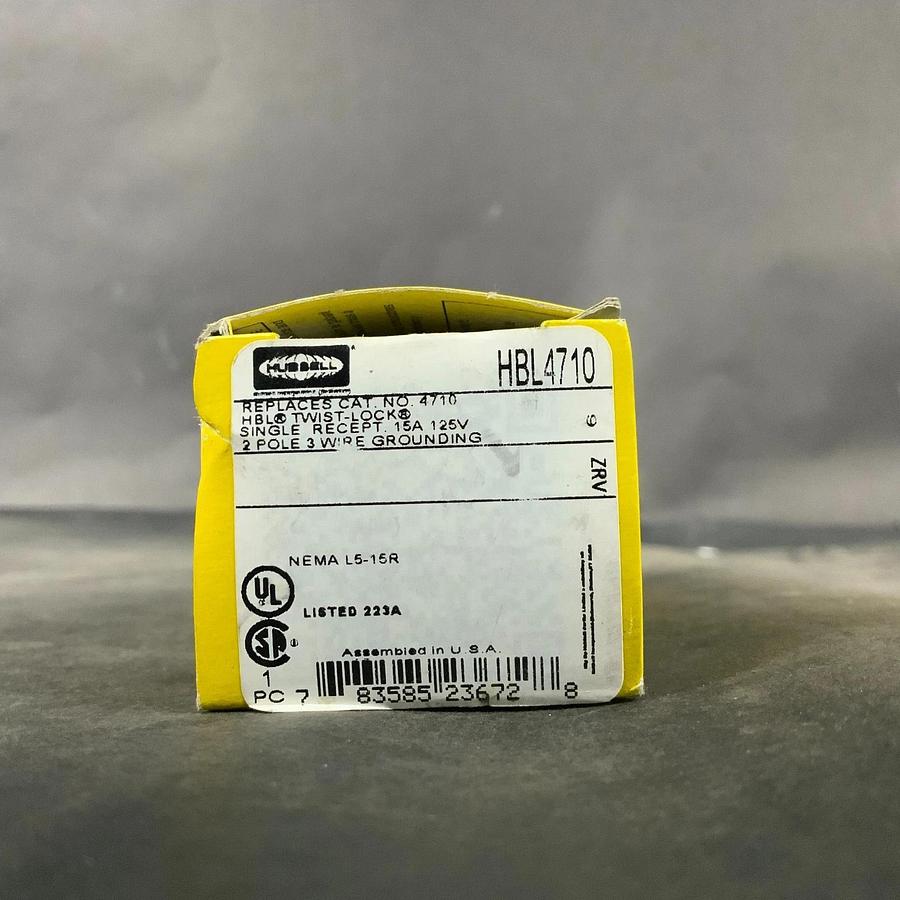 HUBBELL HBL4710 TWIST LOCK RECEPTACLE ($20 OBO)