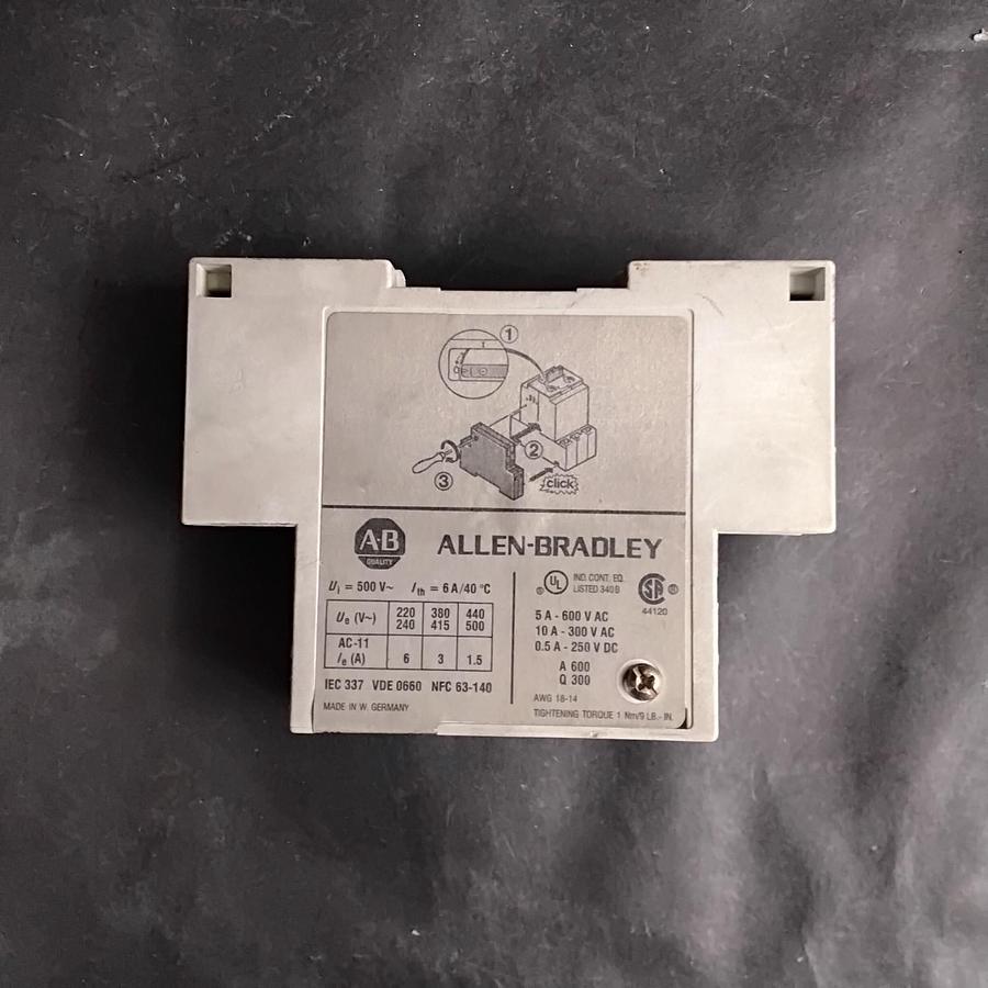 Used ALLEN BRADLEY 190-A11 AUXILIARY CONTACT ($15 OBO)