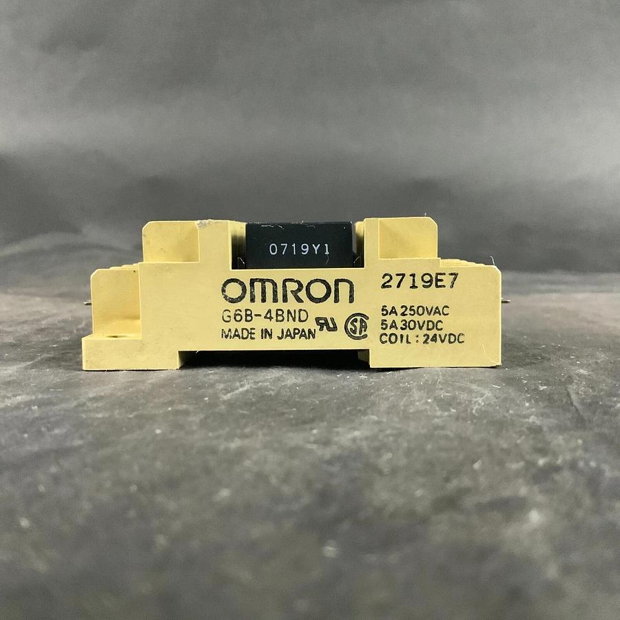 OMRON G6B-4BND 24VDC RELAY BASE ($30 OBO)