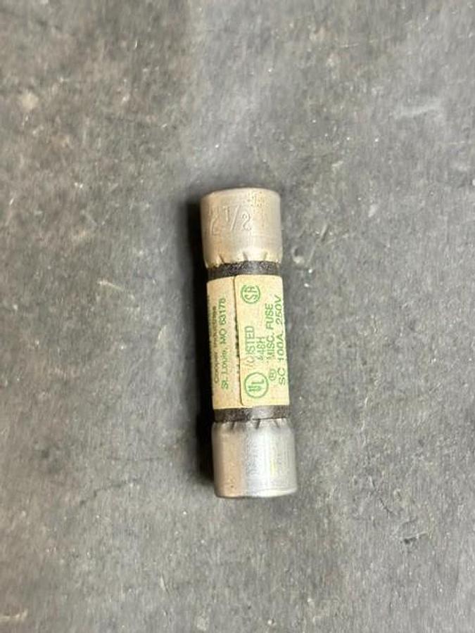 Used BUSSMANN FNM-2-1/2 FUSETRON FUSE