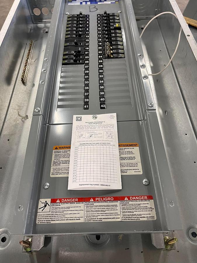 Used Square D Panelboard Cat No NQOD442L225 225 A ($699.99 OBO!!!)