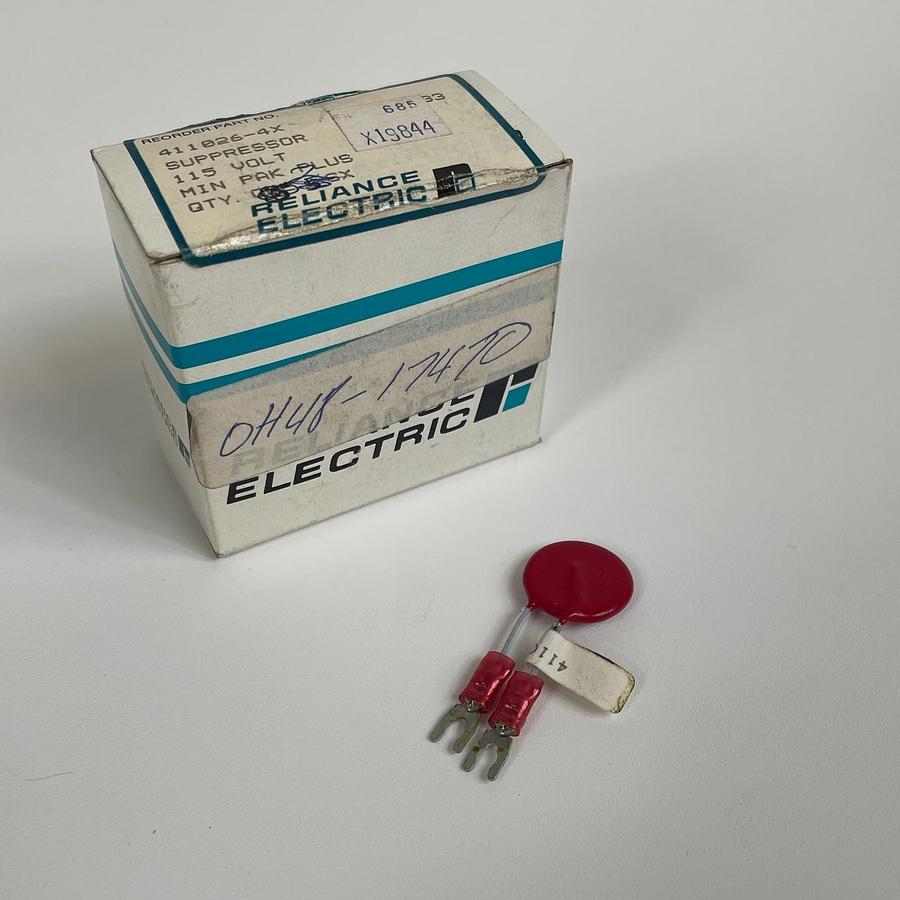 Used RELIANCE ELECTRIC 411026-4X MOV SURGE SUPPRESSOR 115V MIN PAK PLUS DRIVE OEM