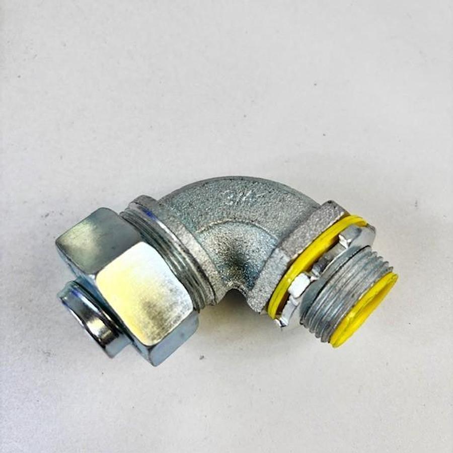 HUBBELL 3/4" 90 DEGREE LIQUID-TIGHT CONDUIT CONNECTOR - GROUP OF 3