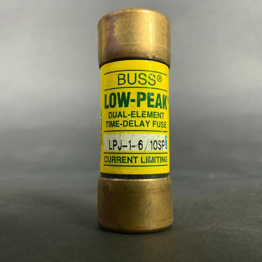 Used BUSSMANN LOW-PEAK LPJ-1-6/10SP FUSE - SET OF 2 ($18 OBO)