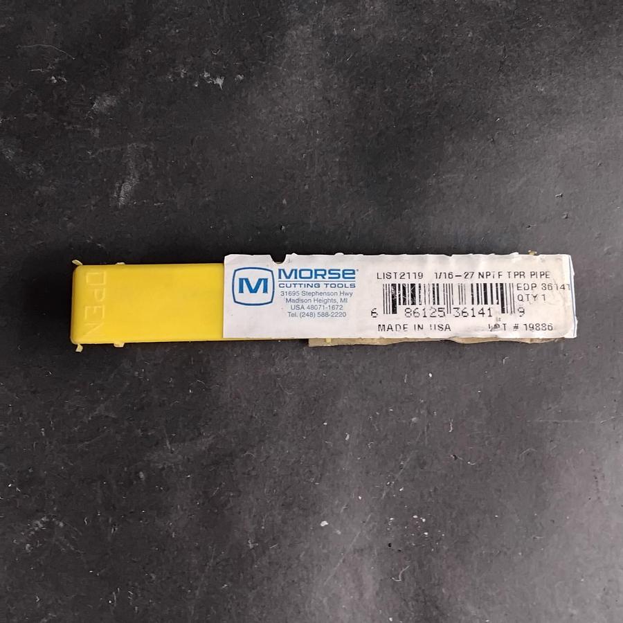 Used MORSE 2119 1/16-27 NPTF TAP ($25 OBO)