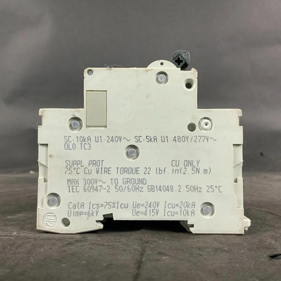 Used SCHNEIDER ELECTRIC D10 C60 CIRCUIT BREAKER ($20 OBO)