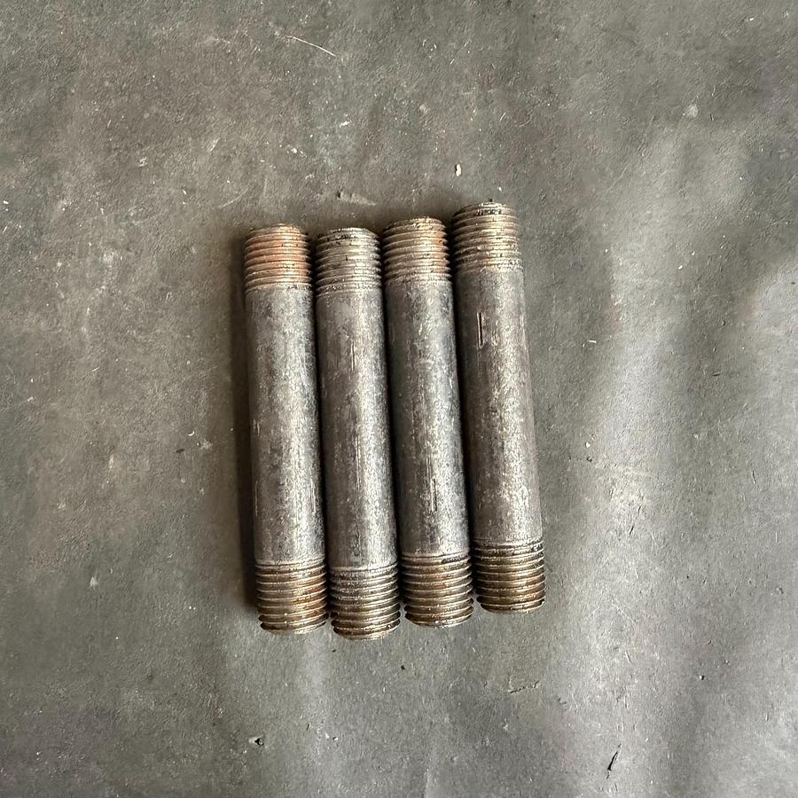 Used MSC 1/4X3 SCH40 WELDED NIPPLE - SET OF 4