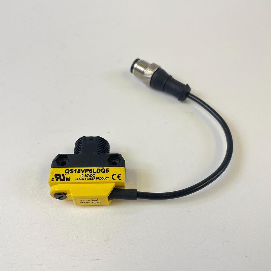 Used BANNER QS18VN6LPQ5 PHOTOELECTRIC SENSOR 10-30VDC INDUSTRIAL AUTOMATION SENSOR