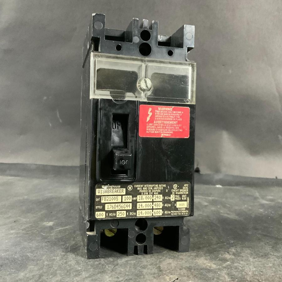 Used WESTINGHOUSE VISABREAKER FB2100S CIRCUIT BREAKER ($45 OBO)