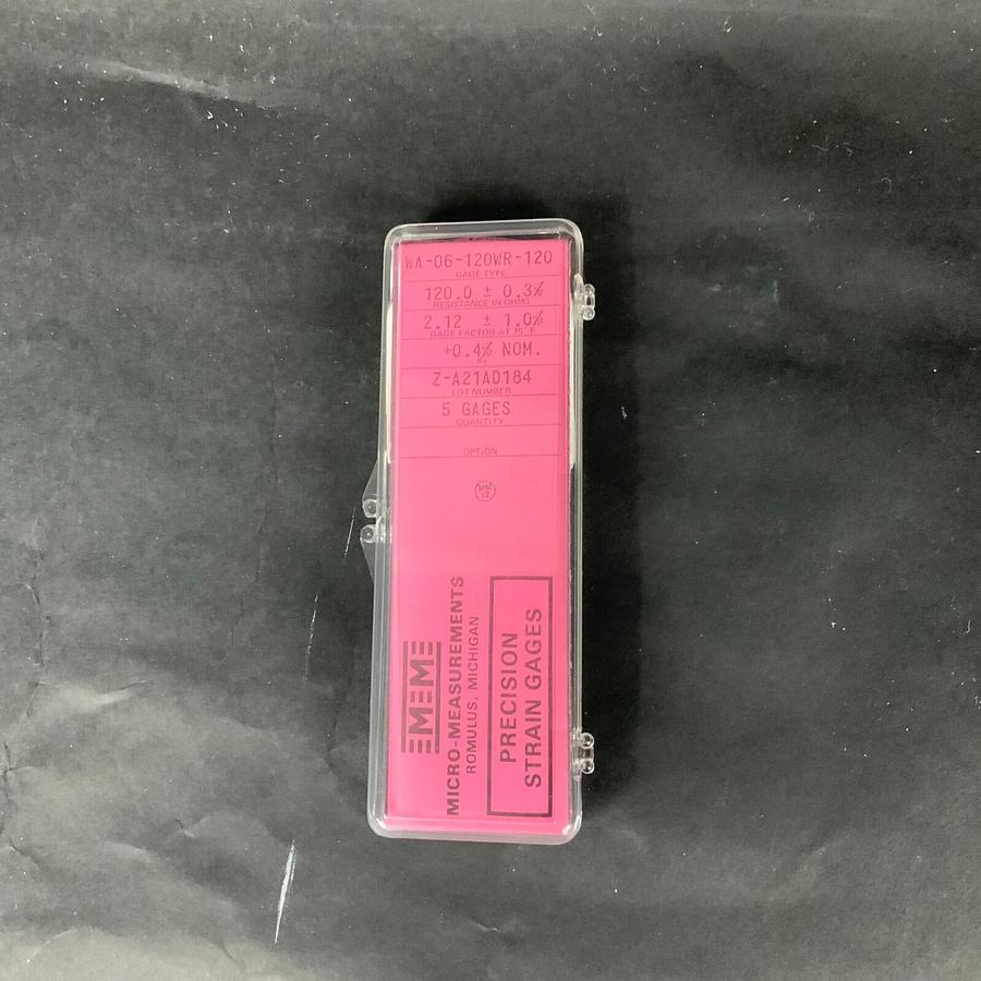 MICRO-MEASUREMENTS WA-06-120WR-120 PRECISION STRAIN GAUGE - BOX OF 5 ($25 OBO)