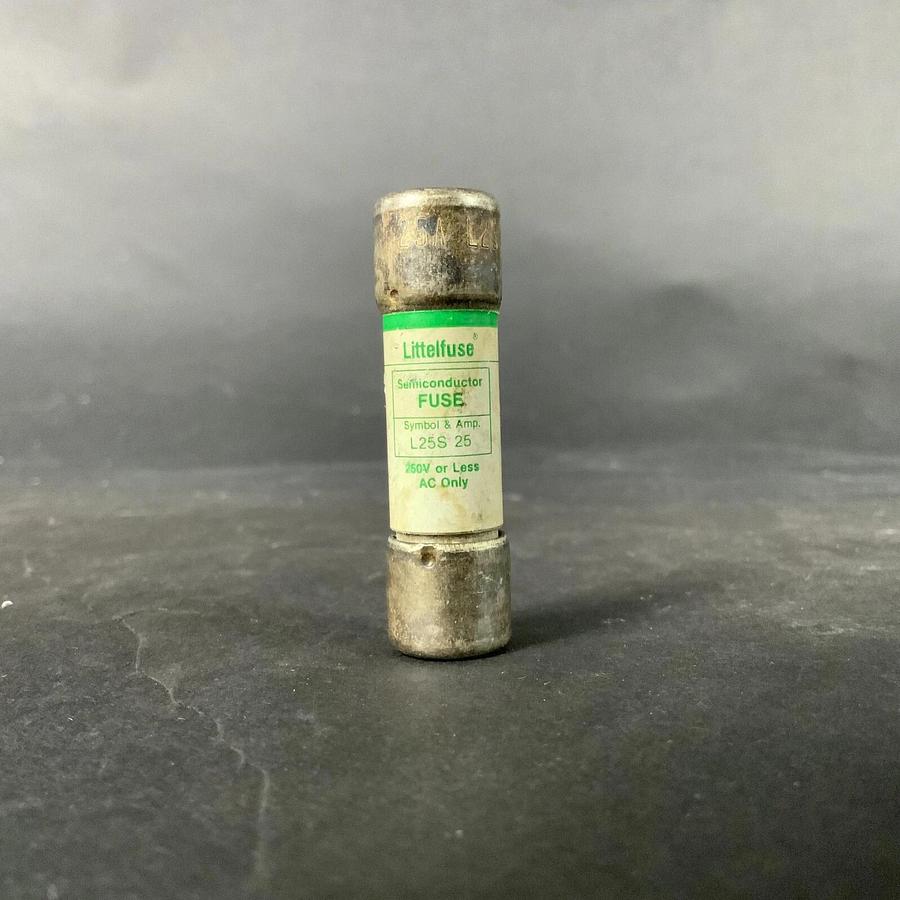 Used LITTELFUSE L25S25 SEMICONDUCTOR FUSE ($15 OBO)