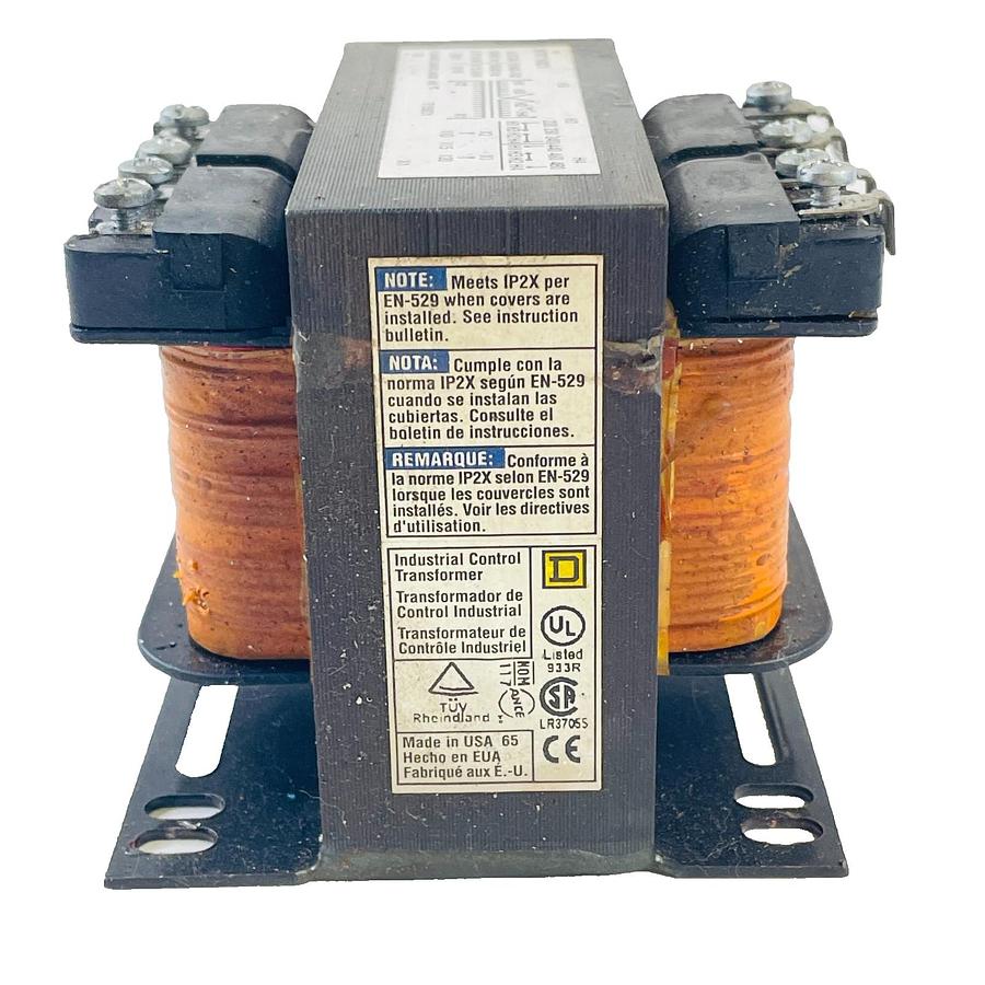 Used SQUARE D SCHNEIDER ELECTRIC 9070T150D1 CONTROL TRANSFORMER 150VA 480V-120V