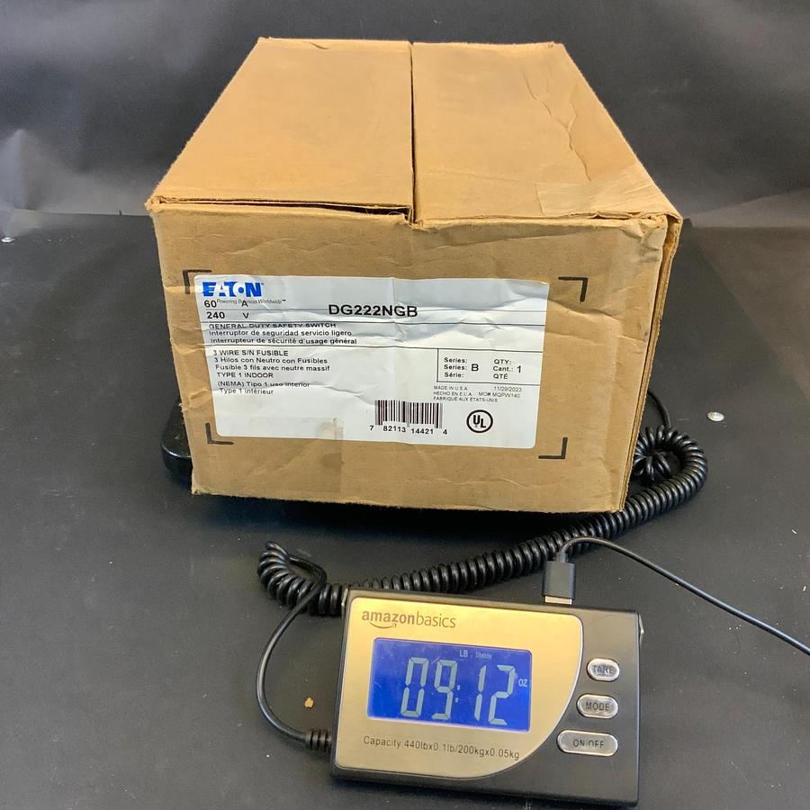 Used EATON DG222NGB GENERAL DUTY SAFETY SWITCH ($50 OBO)