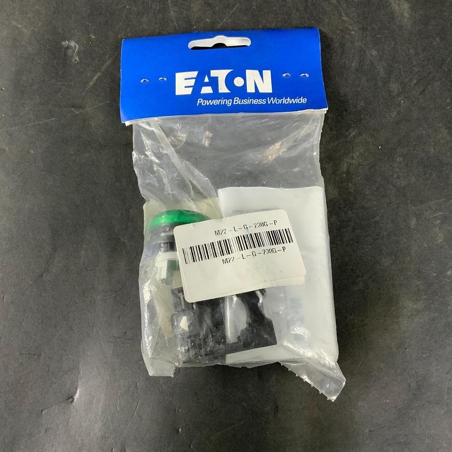 Used EATON M22-L-G-230G-P GREEN INDICATING LIGHT ($25 OBO)