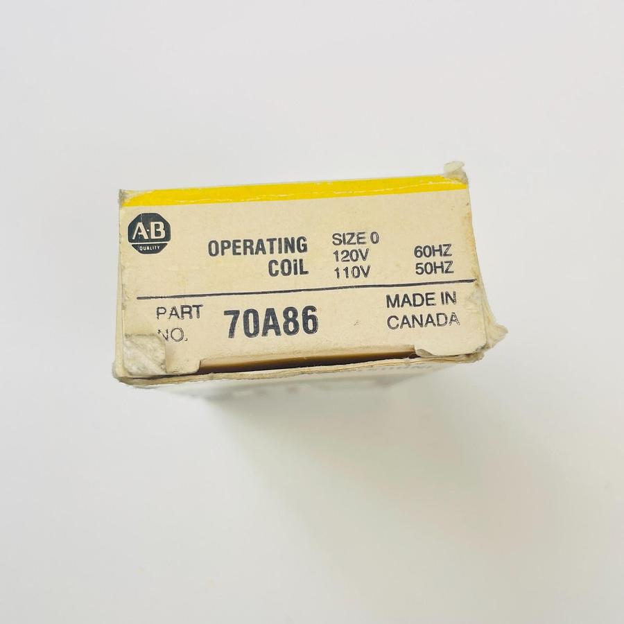 Used ALLEN BRADLEY 70A86 OPERATING COIL 120V 60HZ 110V 50HZ INDUSTRIAL