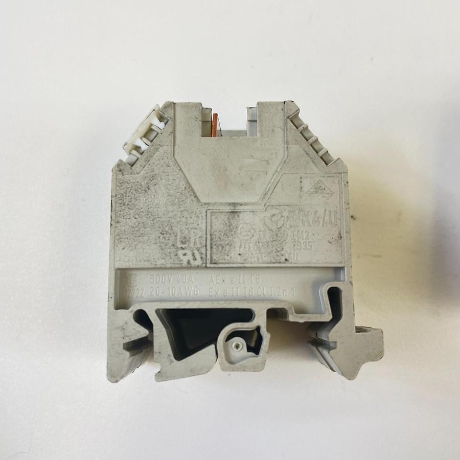 Used IEC 60947-7-1 TERMINAL BLOCK (2) 800V INDUSTRIAL DIN RAIL ELECTRICAL CONNECTOR