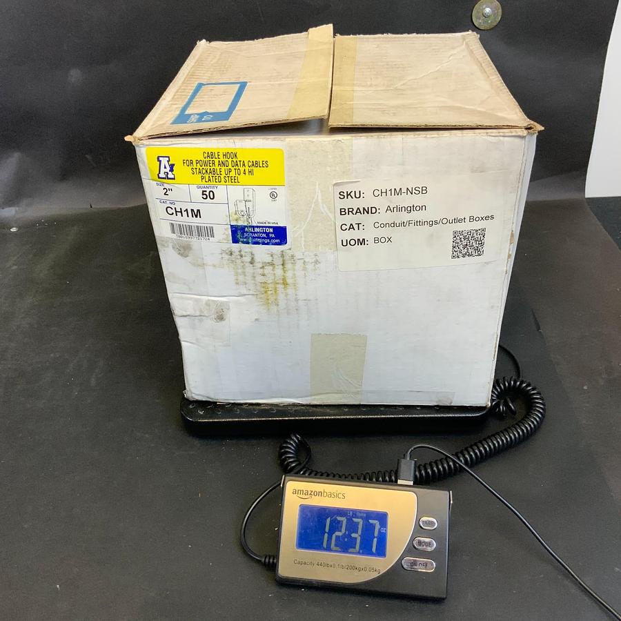 Used ARLINGTON FITTING CH1M 2” CABLE HOOK - BOX OF 50 ($100 OBO)