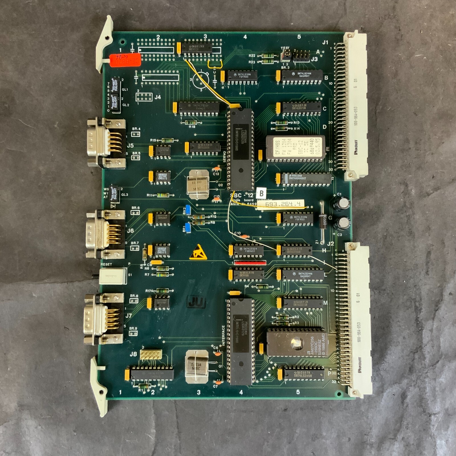 Used AGIE 693.264.4 645994.5 SBC-12B SINGLE BOARD COMPUTER ($50 OBO)