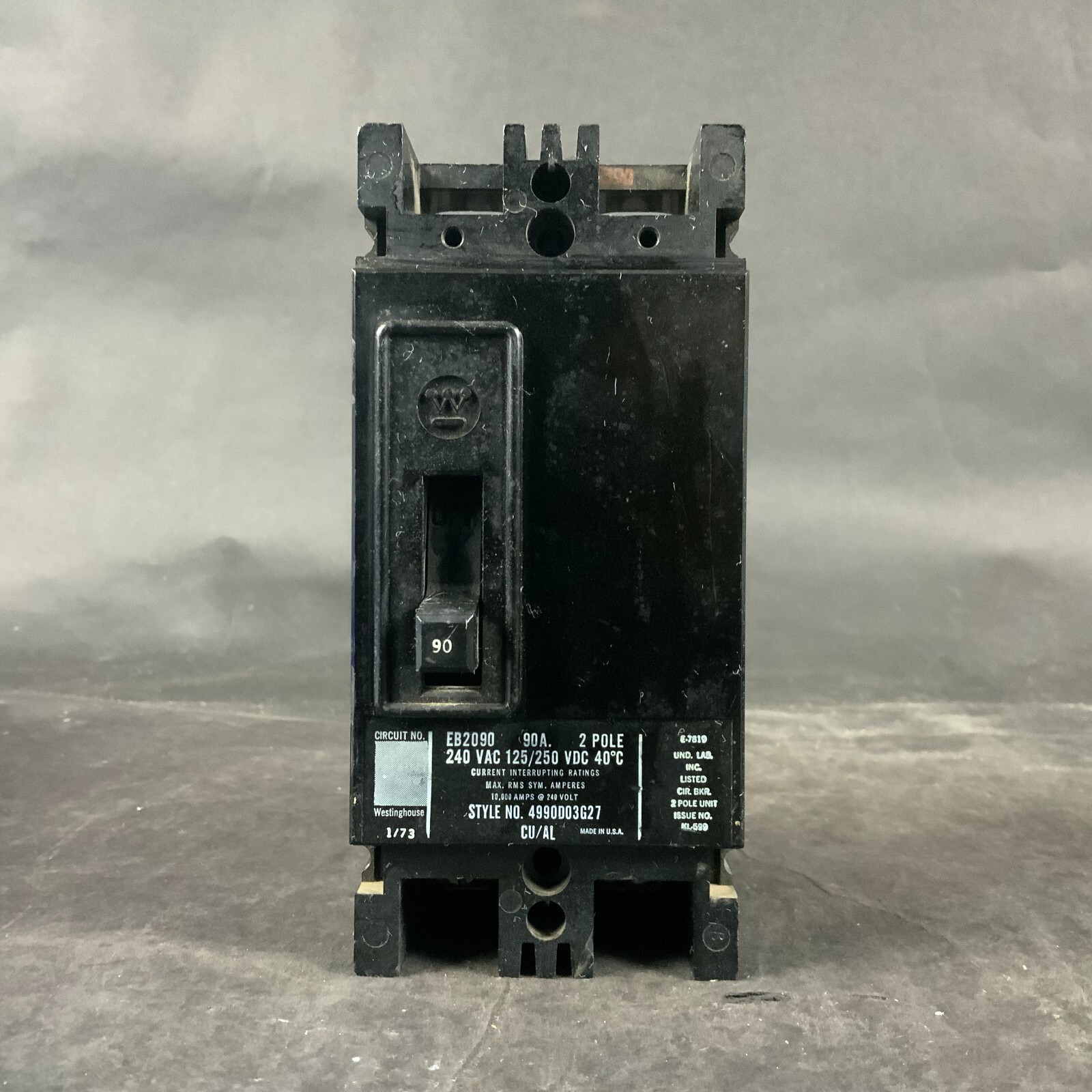 Used CUTLER HAMMER EB2090 CIRCUIT BREAKER ($75 OBO)