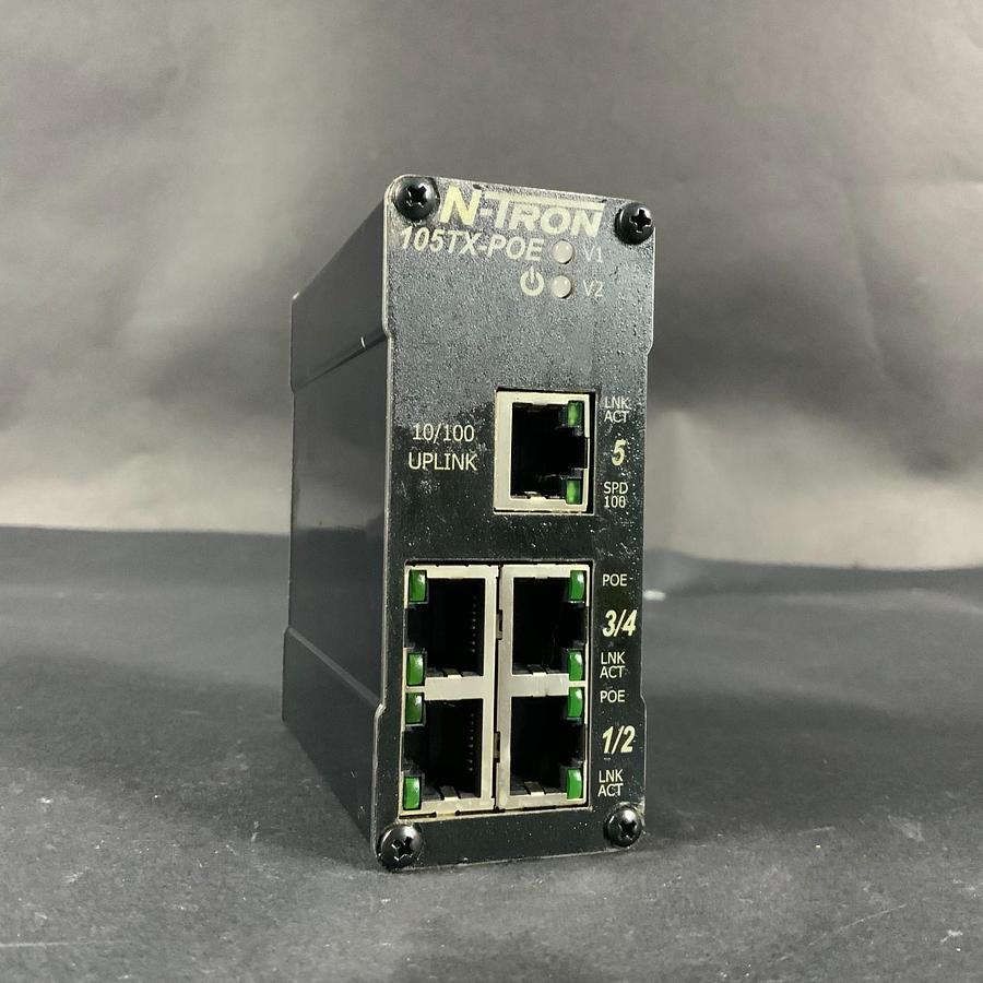 Used N-TRON 105TX-POE INDUSTRIAL ETHERNET SWITCH ($55 OBO)