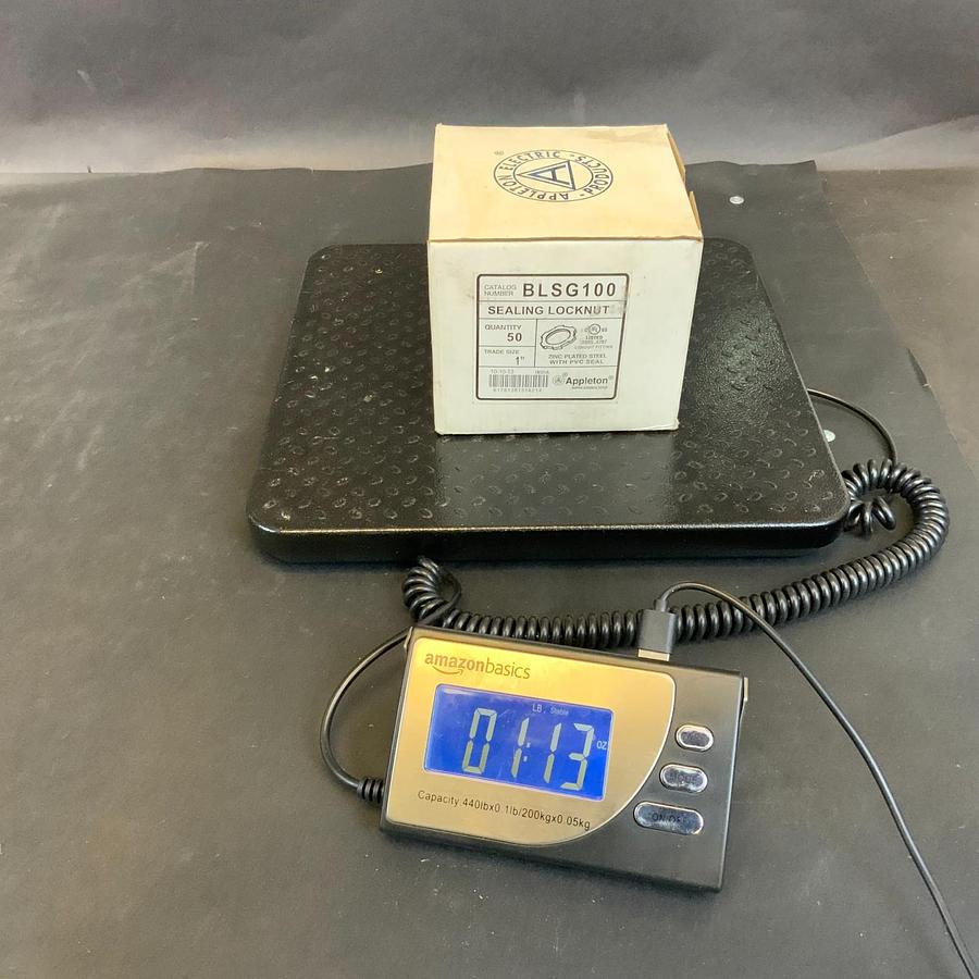 Used APPLETON BLSG100 1” SEALING LOCKNUT - BOX OF 50 ($20 OBO)