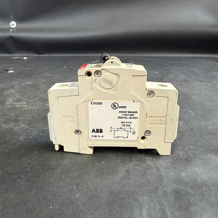 Used ABB S201U K10A CIRCUIT BREAKER ($19 OBO)
