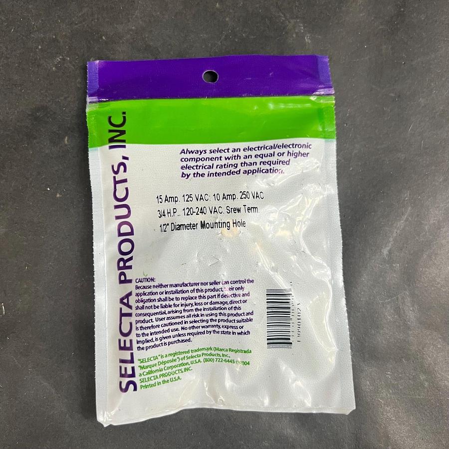 SELECTA SS208B-BG TOGGLE SWITCH ($13 OBO)